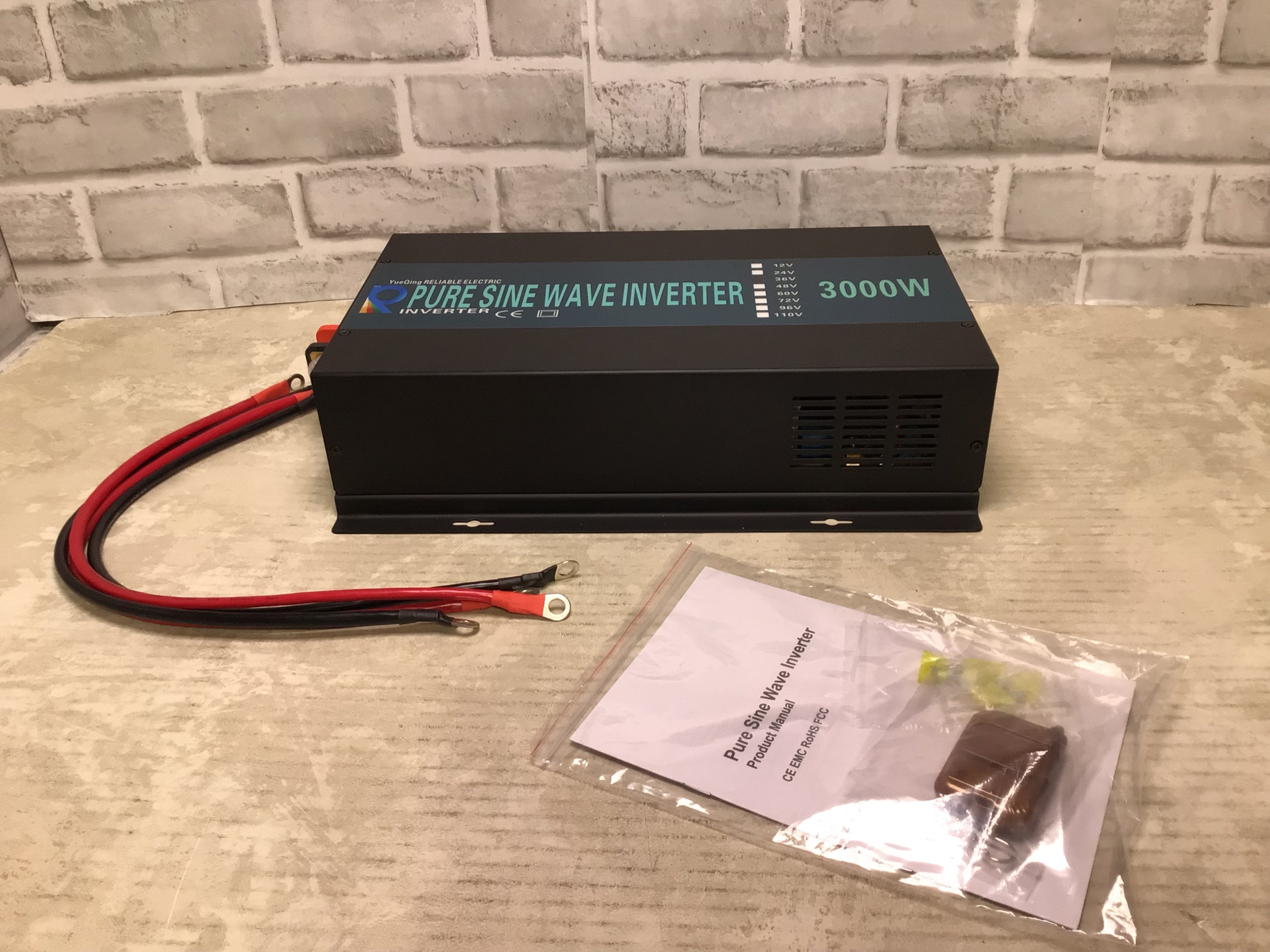 Pure Sine Wave Inverter, Input: 24V DC, Output 120VAC, 60Hz (7731220906222)